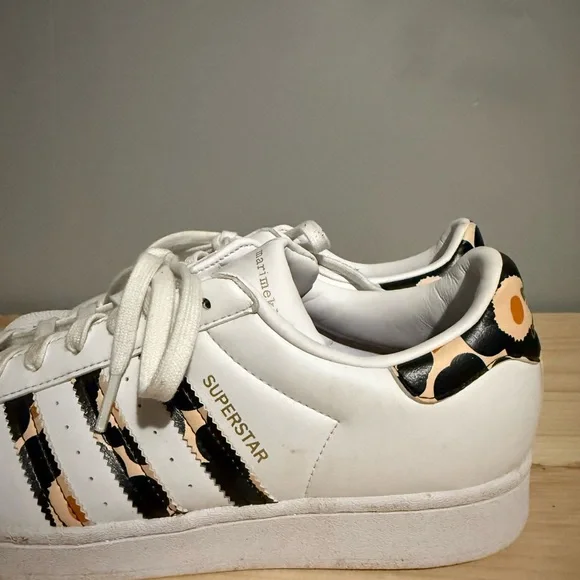 Adidas Superstar White with Animal Pattern - Picture 3 of 5